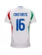 Italija Bryan Cristante #16 Gostujuci Dres EP 2024 Kratak Rukavima